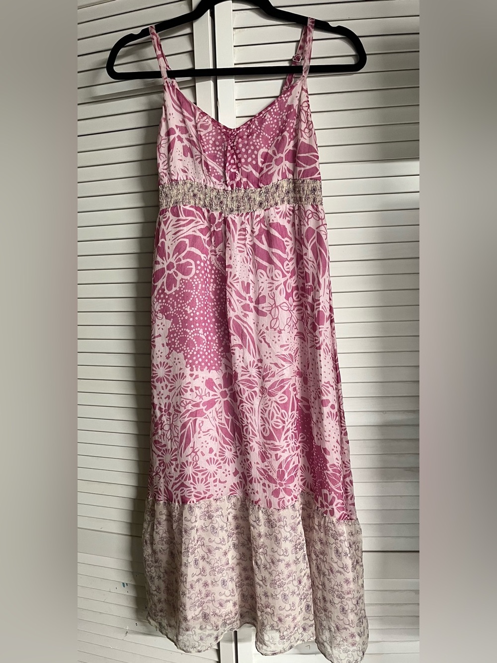 Maeve Pink Floral Maxi Dress - Picture 2 of 9